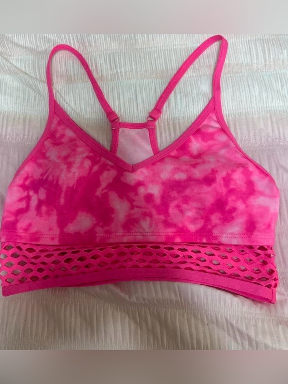 PINK Tie Dye Sports Bra Athletic Apparel